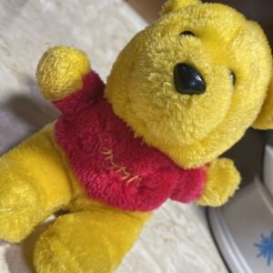 Vintage 1991 Sears Winnie the‎ Pooh Bear Plush 6" Walt Disney Stuffed Animal